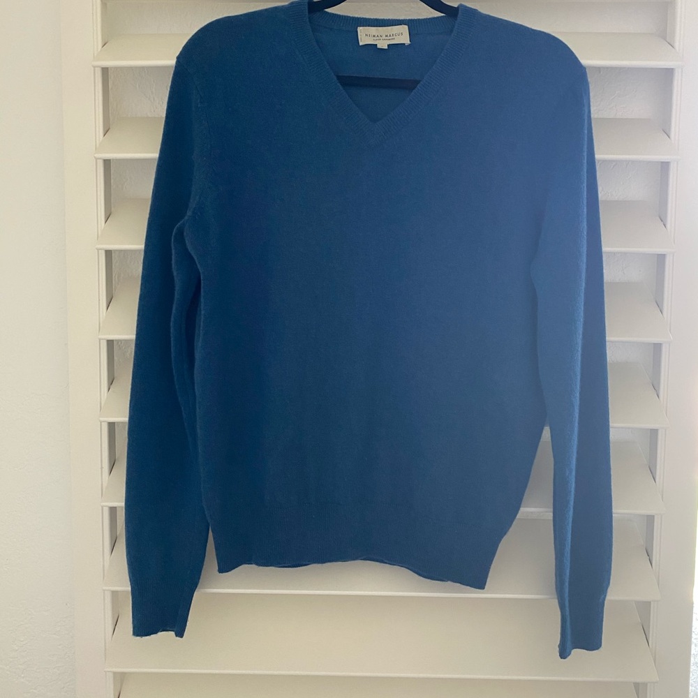 Neiman Marcus cloud cashmere sweater